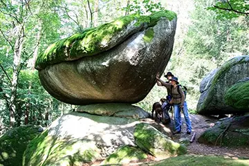 Der Wackelstein bei Saldenburg Bild: Gem. Saldenburg